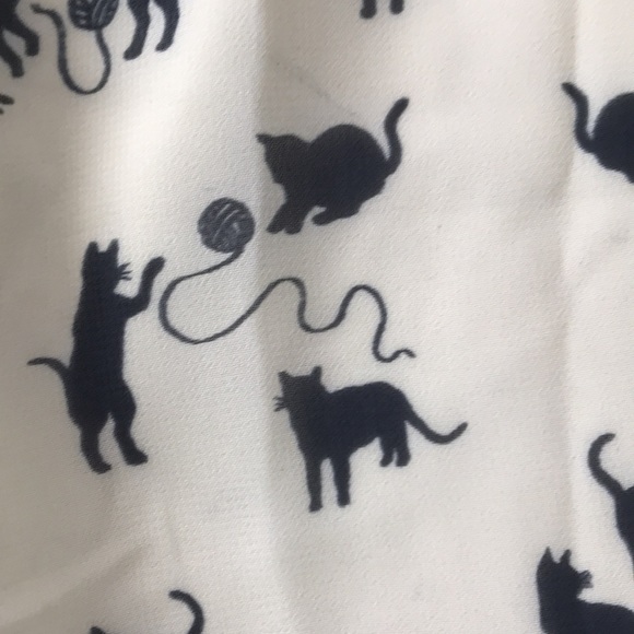 Just listed❤️. Super fun cream and black collared cat 🐈 and yarn 🧶 dress. - Picture 8 of 10